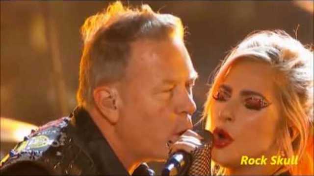 Grammy - Metallica & Lady Gaga (with James's mic ON)