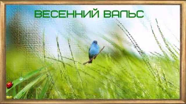 ДЛЯ ВАС!   КРАСИВЫЙ ВЕСЕННИЙ ВАЛЬС