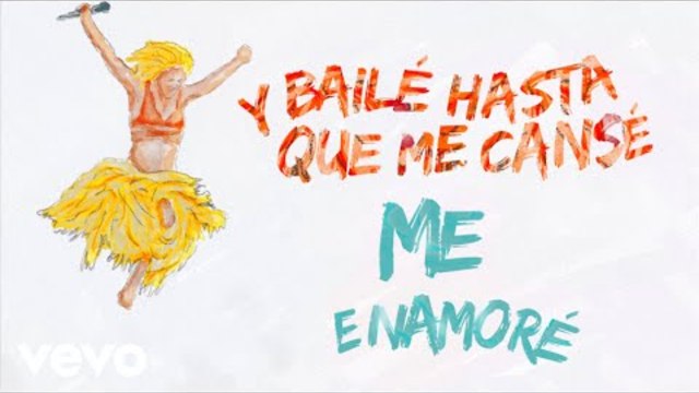 Shakira - Me Enamoré (Official Lyric Video)