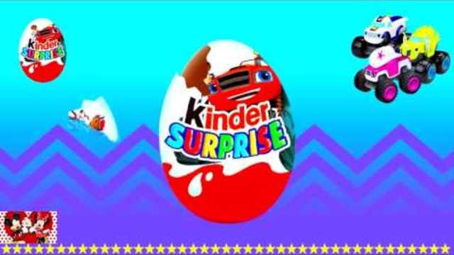 Мультики  Киндер Сюрприз  Вспыш и чудо машинки  Kinder Surprise  Learn colors
