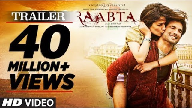 Raabta Official Trailer |  Sushant Singh Rajput & Kriti Sanon