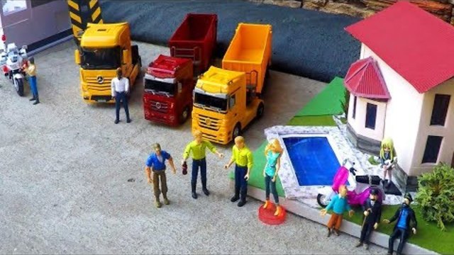 Trucks for Children | Cars Videos for Children Excavator Crane Dump Truck Toys Trucks For Kids