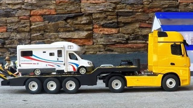 Car Toy Videos for Kids | Excavator Supercar Truck Excavator Police Car | Toys Trucks For Kids