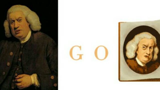 308 години от рождението на Самюeл Джонсън (Samuel Johnson) с Google Doodle
