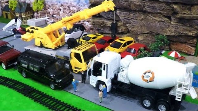 New Cement Mixer Truck | Car Concrete mixer Truck for Children | Car Construction Cartoon Toys