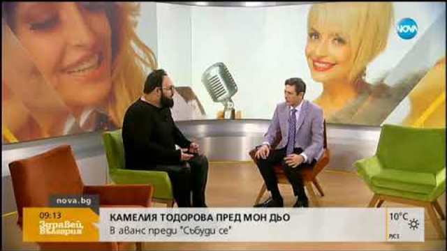 В аванс: Камелия Тодорова този уикенд в „Събуди се” (13.10.2017г.)
