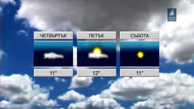 ТВ Черно море - Прогноза за времето 22.11.2017 г.