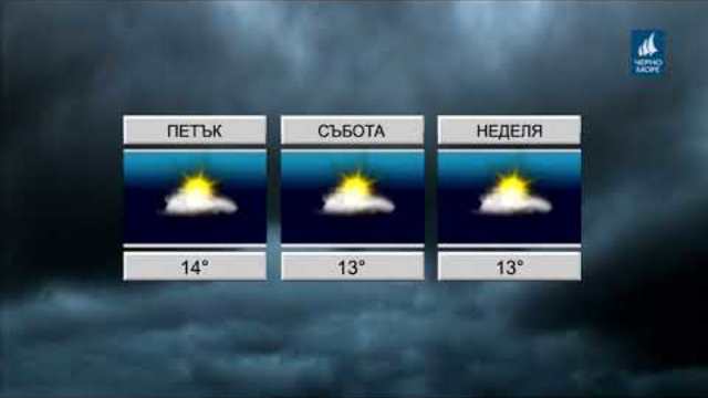 ТВ Черно море - Прогноза за времето 23.11.2017 г.