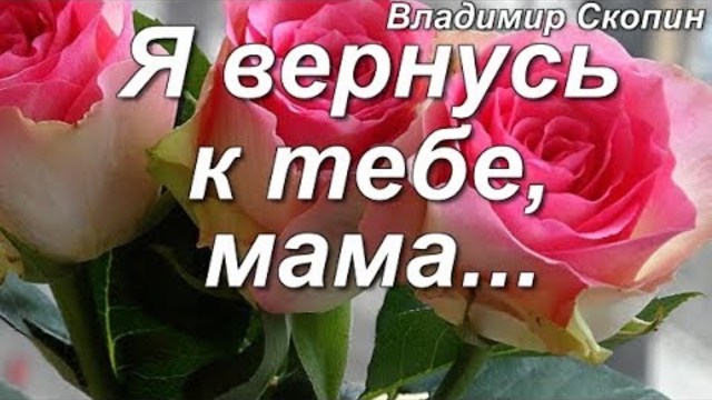 Владимир Скопин   -  "Я вернусь к тебе, мама..."