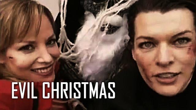 Заразно зло * пожелание коледно * Milla Jovovich & Sienna Guillory - Evil Christmas # the Resident Evil saga