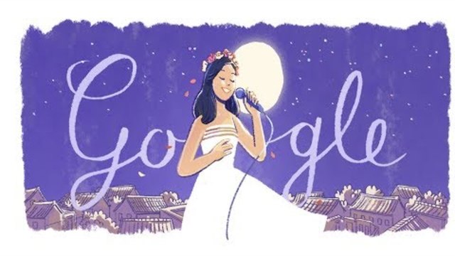65 години от роождението на Тереза Тен (Teresa Teng’s 65th Birthday) с Google Doodle