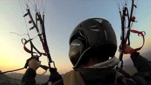 Eugene Cussons, Training Para Glider - May 16  2013