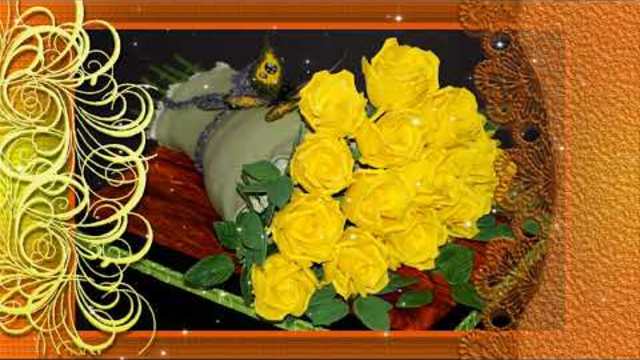 Солнечные розы для любимых друзей...