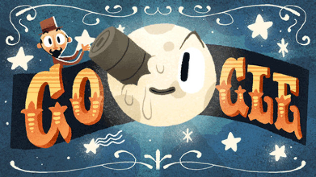 Честваме Жорж Мелиес създател на първият фантастичен филм Georges Melies (1902) Google Doodle