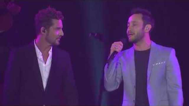 David Bisbal y Luciano Pereyra cantan Culpable.