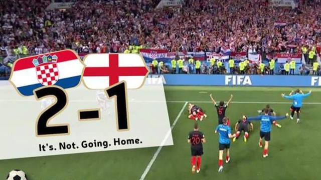 HRVATSKA - ENGLESKA 2-1 SP 2018. (11. 7.) - golovi