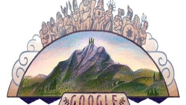 Celebrating Mount Olympus || Google Doodle celebrates accomplishment of Mount Olympus