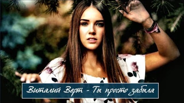 Виталий Верт - Ты Просто Забыла!