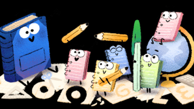 Честит първи учебен ден с Google Doodle First Day of School 2018