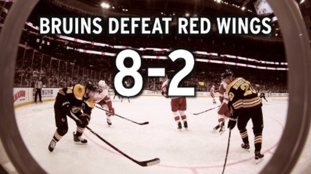 Bruins срещу Red Wings Game Recap