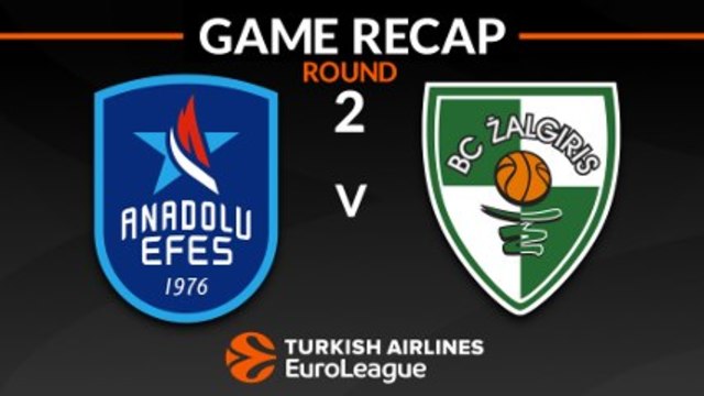 Акценти: Анадолу Ефес Истанбул - Залгирис Каунас