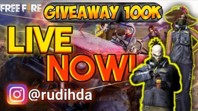 ADA GIVEAWAY 100K SYARAT SUBS DAN LIKE  | FREE FIRE BG