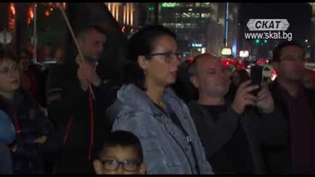 Вяло премина тазвечершния протест пред МС