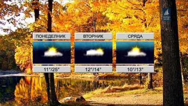 ТВ Черно море - Прогноза за времето 4.11.2018 г.