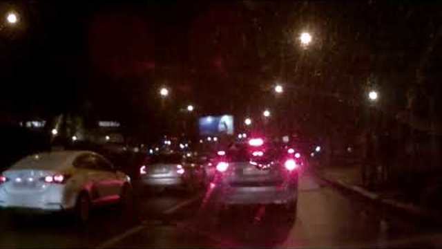 Русия, Москва, пътни, времето, обстановката, ноември 2018, видеорекордер