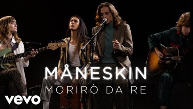 Måneskin - Morirò da re (Live) | Vevo Official Performance