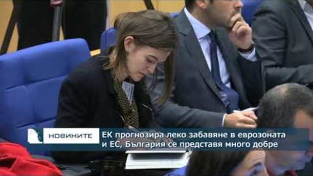 Икономиката на еврозоната и ЕС ще се забавя леко