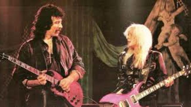 Tony Iommi and Lita Ford