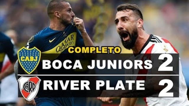 Първия исторически финал на Копа Либертадорес  Бока Хуниорс -Ривър Плейт 2-2  11/11/2018
