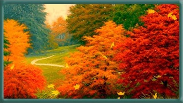 Листья желтые над городом кружатся