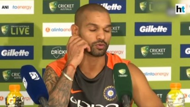 Инд срещу Aus: Спечели доверие от 1-ви T20 - Shikhar Dhawan