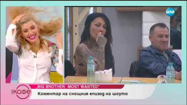 Коментар на последните събития във Big Brother: Most wanted - „На кафе” (22.11.2018)