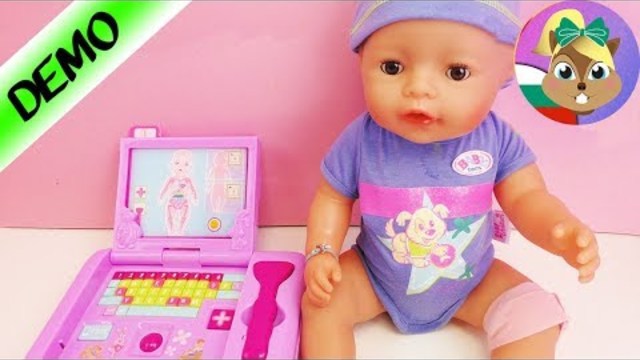 Бейби Борн Детски Лекар - Игра на доктор - Бейби Борн има наранено коляно - доктор за кукли