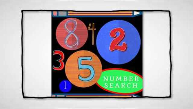 Number Search Game. Find Hidden Sequence.