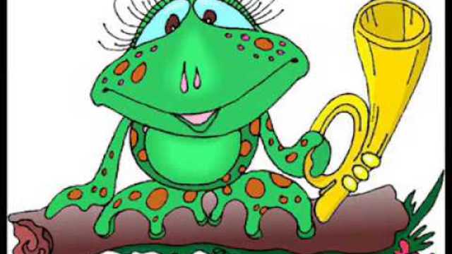 Жаба жабурана | детска песничка | текст
