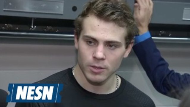 Джейк Дебрук говори Канадиенс след победата на Бруинс