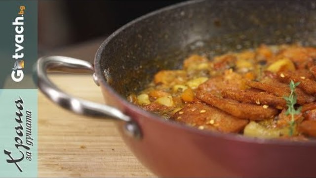 Боб яхния с хрупкава сланина