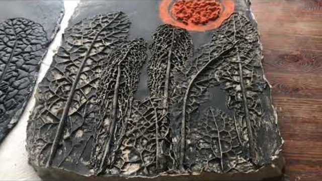 Casting Flowers/Gypsum Panel/Tutorial/Full Moon/Мастер-класс/ полнолуние/Гипс