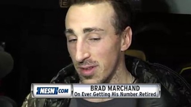 Брад Марчанд на пенсионирането на Джърси