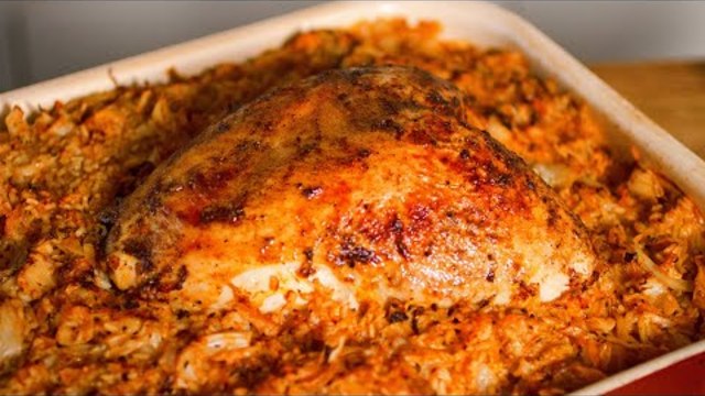 Печена Коледна пуйка с кисело зеле на фурна