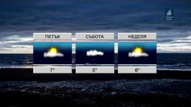 ТВ Черно море - Прогноза за времето 27.12.2018 г.