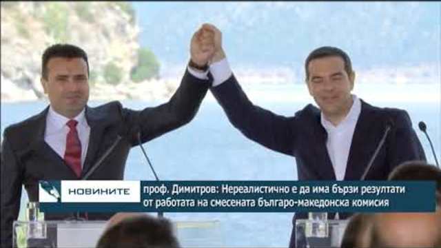 проф. Димитров: Нереалистично е да има бързи резултати от смесената българо-македонска комисия
