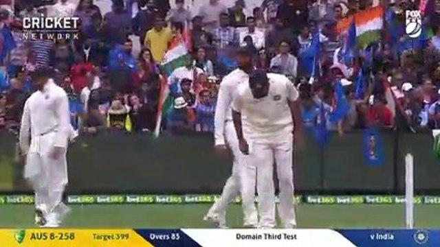 Индия срещу Австралия 3ed тест 5 ден пълни акценти.