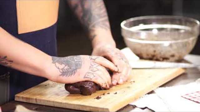 Шоколадови бишкоти Кантучини с ядки