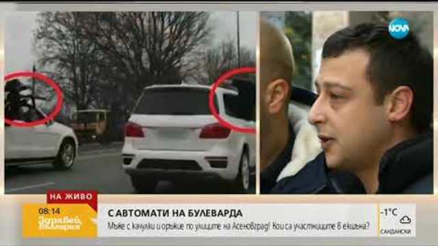 Мъже с качулки и оръжия всяха страх по улиците на Асеновград - Здравей, България (04.01.2019г.)