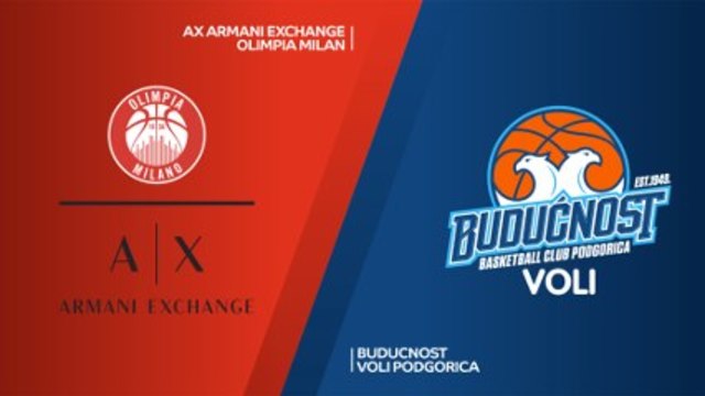 AX Armani Exchange Олимпиада Милано - Buducnost VOLI Подгорица Акценти |